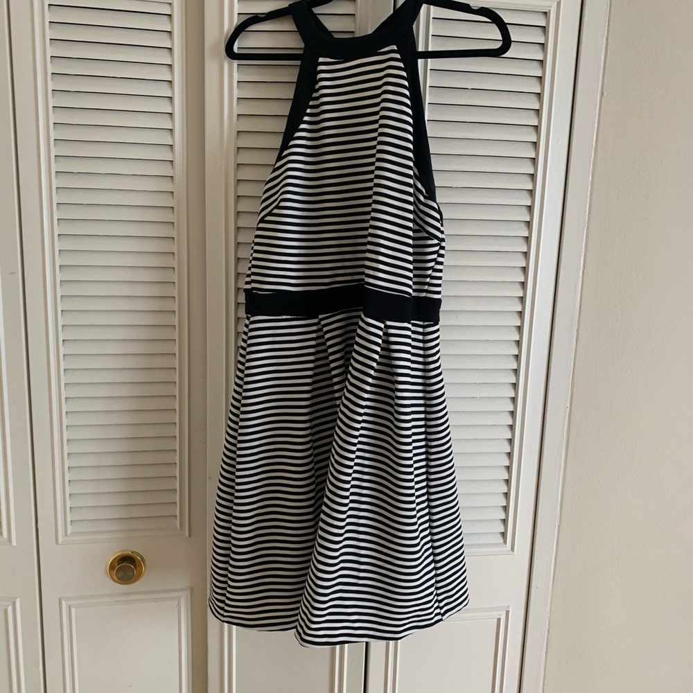 Racer back striped dress